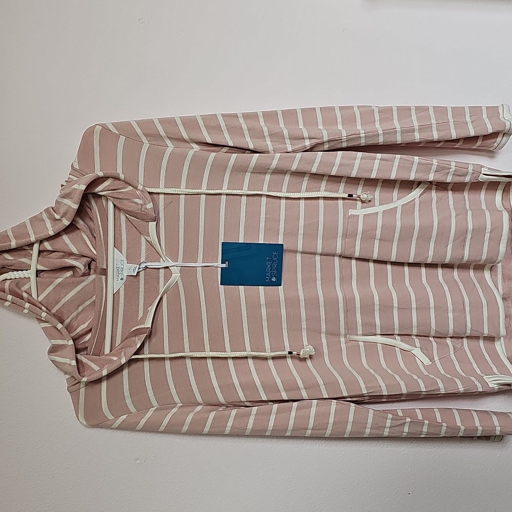 Marker & Spruce Hooded Longsleeve Top Size Med